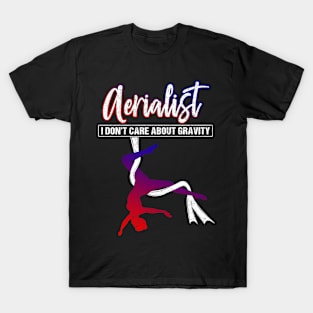 Aerial Acrobatics Silk Scarves Dancers T-Shirt